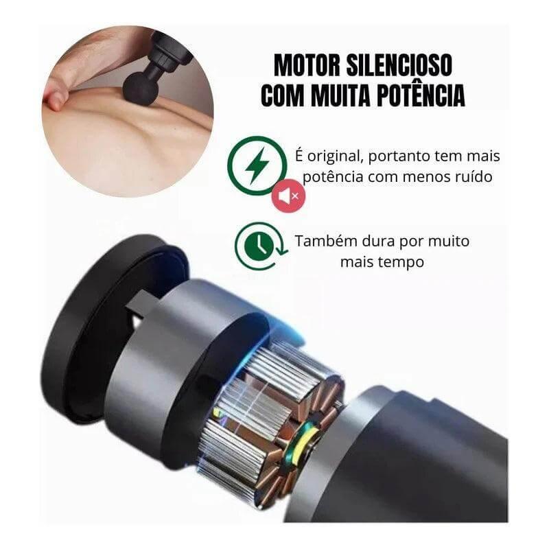 Pistola Massageadora - Liberação e Relaxamento Muscular