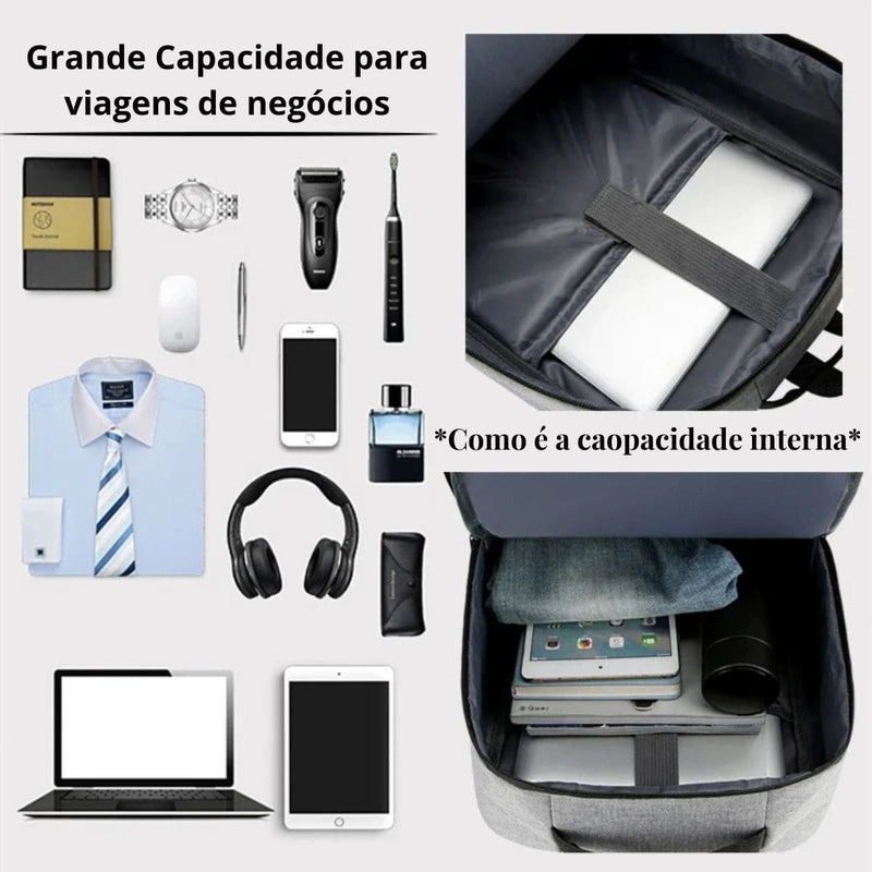 Mochila impermeável - Conforto e elegância nas suas Costas.